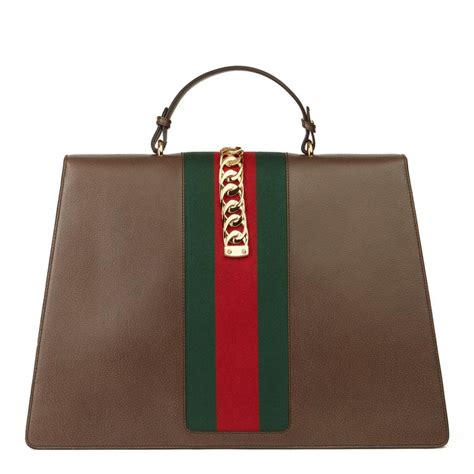 gucci sylvie leather duffle bag|authentic gucci duffle bags.